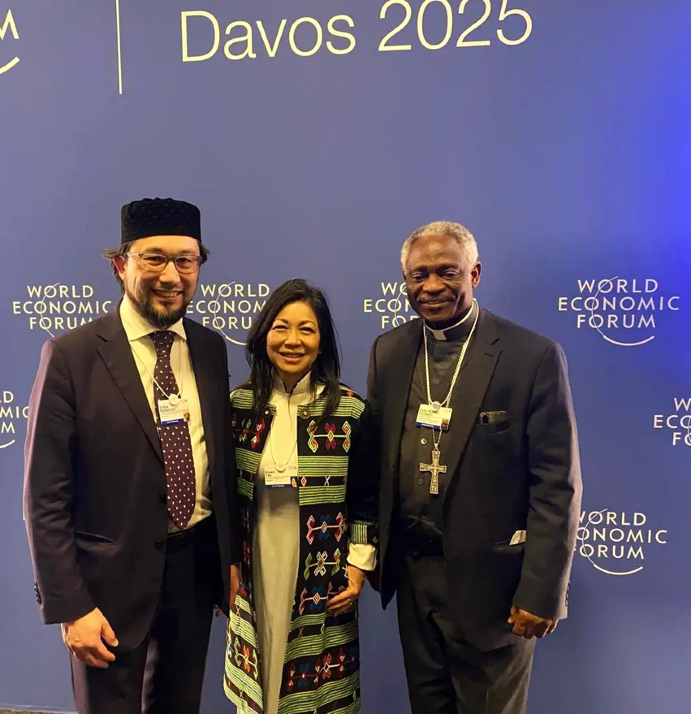 turkson, yahya pallavicini, justice karen tse, davos 2025