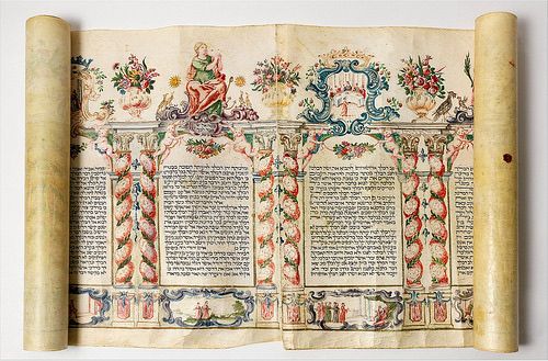 Manoscritto illuminato della Meghillà di Ester